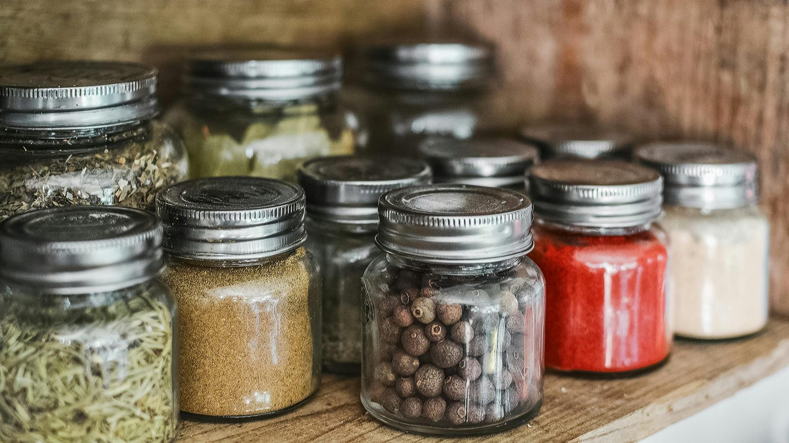 Jars Of Spices And Beans Aspect Ratio 1600 900