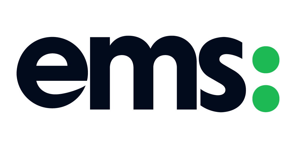 EMS Logo White